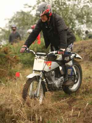 Classic Trials, John Simons. Honda TL 125